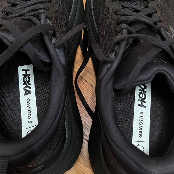 Hoka Men's Gaviota 5 Black Running Shoes Size 9D - New - Picture 6 of 7